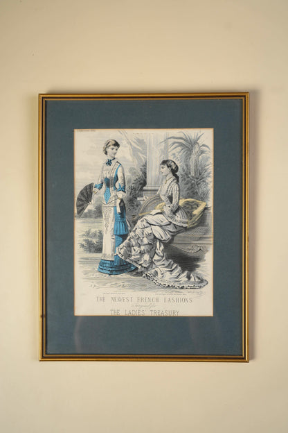 Victorian Fashion Plate — The Newest French Fashions, September 1880