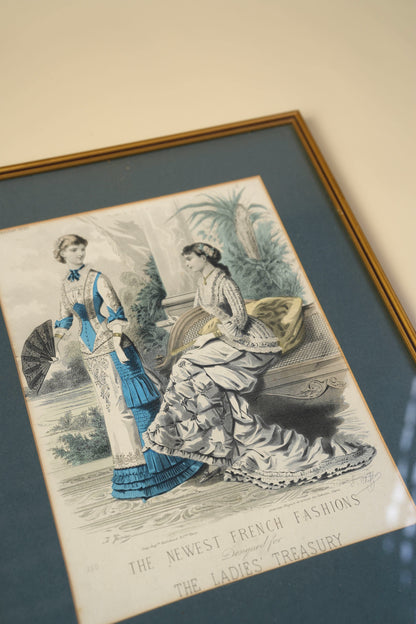 Victorian Fashion Plate — The Newest French Fashions, September 1880