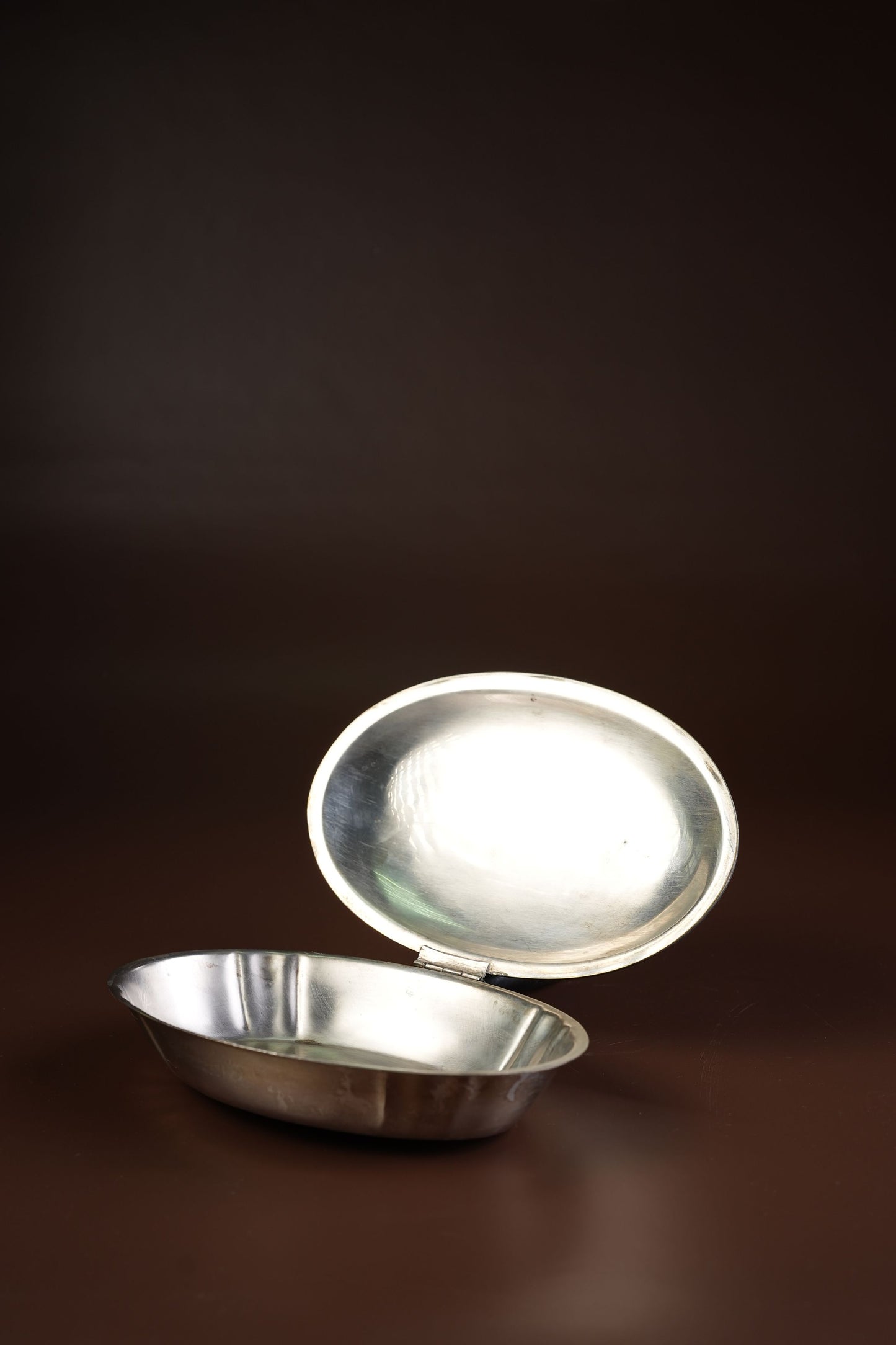 Victorian Silver-Plated Silent Butler with Gadroon Border & Ebonised Handle