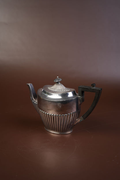 Victorian Silver-Plated Three-Piece Tea Set