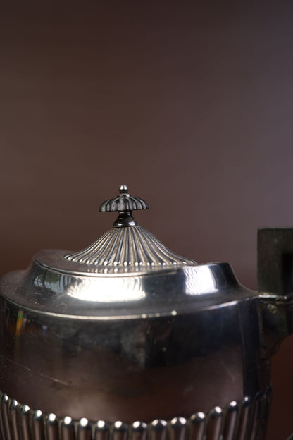 Victorian Silver-Plated Three-Piece Tea Set