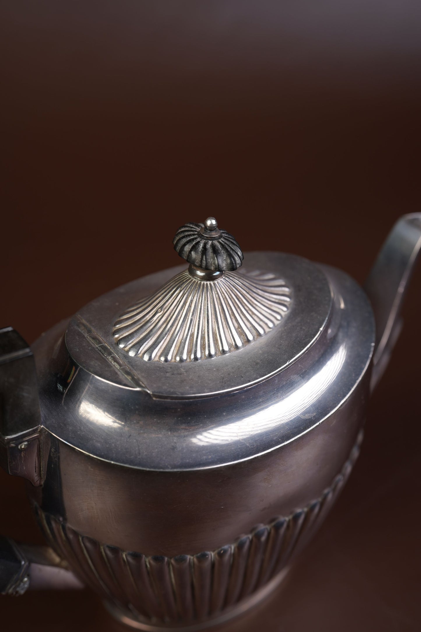 Victorian Silver-Plated Three-Piece Tea Set