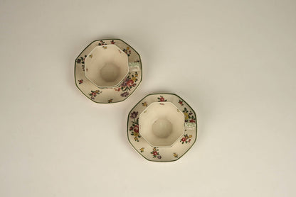 Vintage 1930s Royal Doulton Cup & Saucer | Set of 2