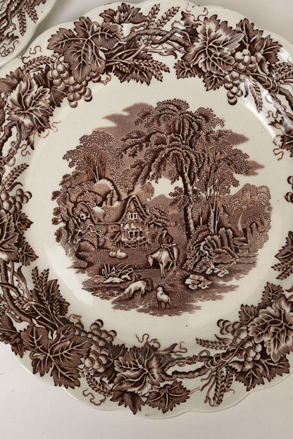 Booth's "British Scenery" Dinner Plates | Set of 2