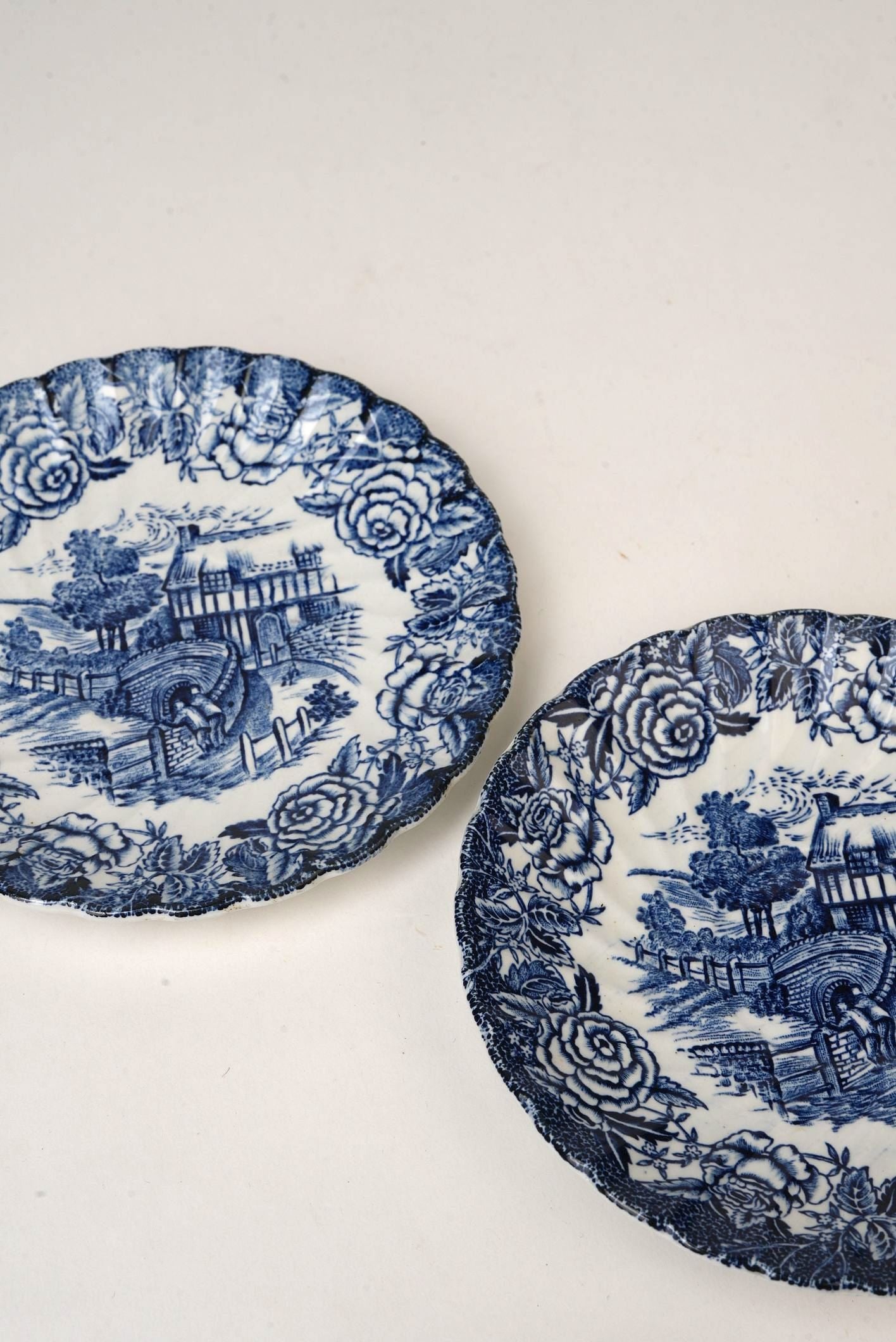 Vintage Espresso Cups & Saucers| Set of 2