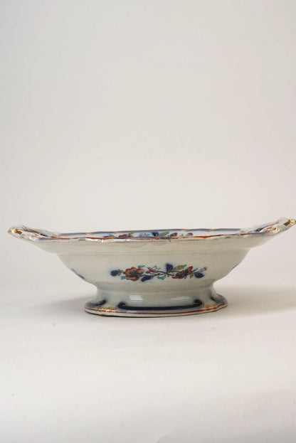 Antique Chinese Tree Pedestal Fruit Bowl