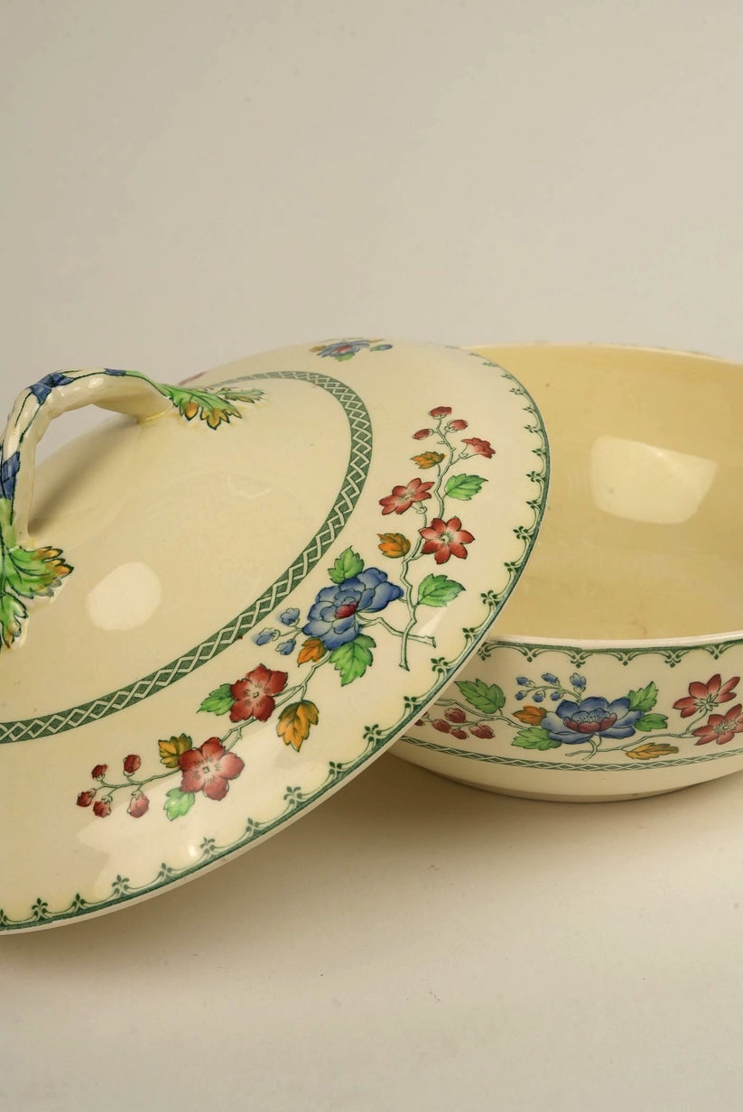 Vintage Copeland Spode Royal Jasmine Tureen – Lazy Suzan Home