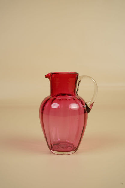 Vintage Cranberry Jug