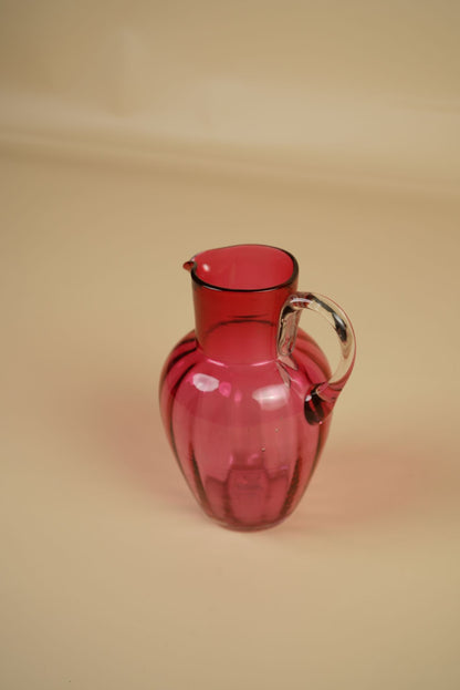 Vintage Cranberry Jug