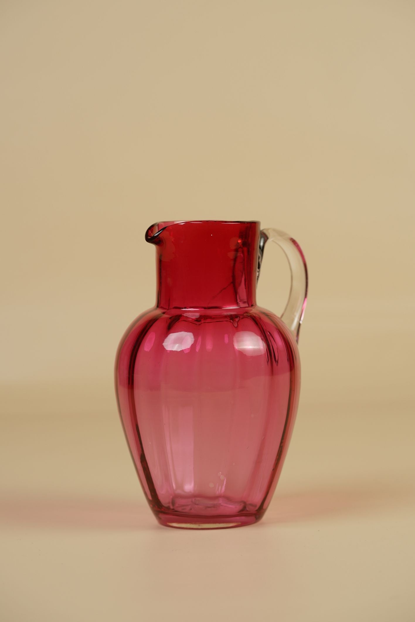 Vintage Cranberry Jug