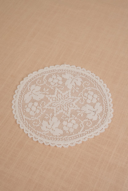Vintage Embroidered Doiley | Set of 3