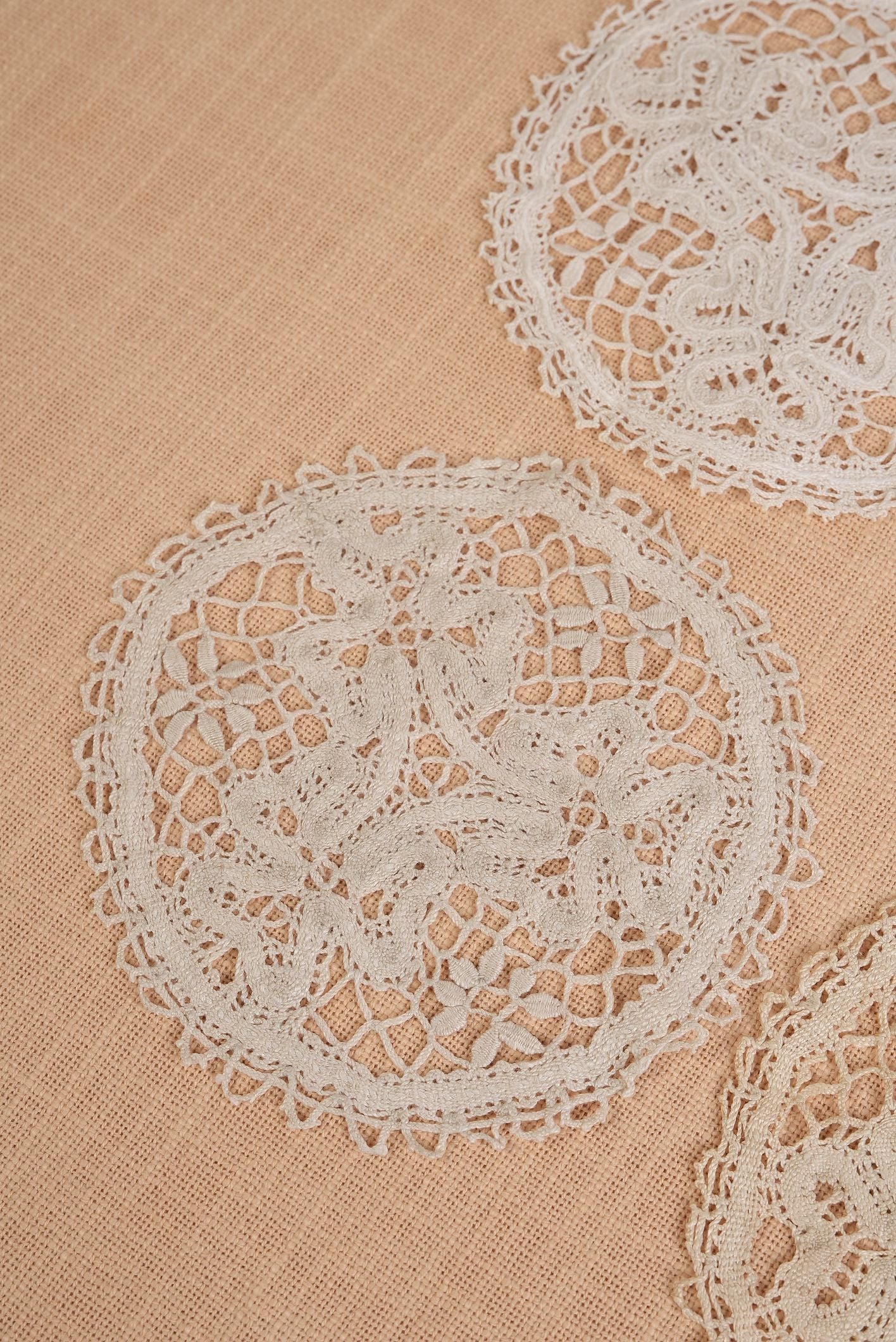 Vintage Crochet Doilies | Set of 4