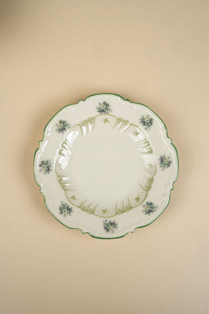 Vintage Delicate Green Cup & Saucer