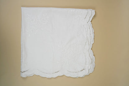 Vintage Embroidered Tea Cloth