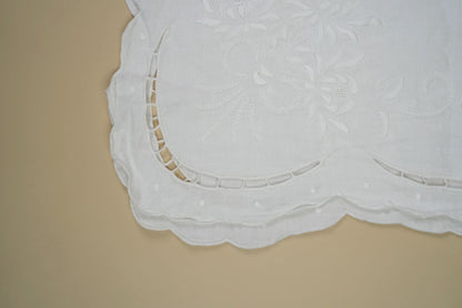 Vintage Embroidered Tea Cloth