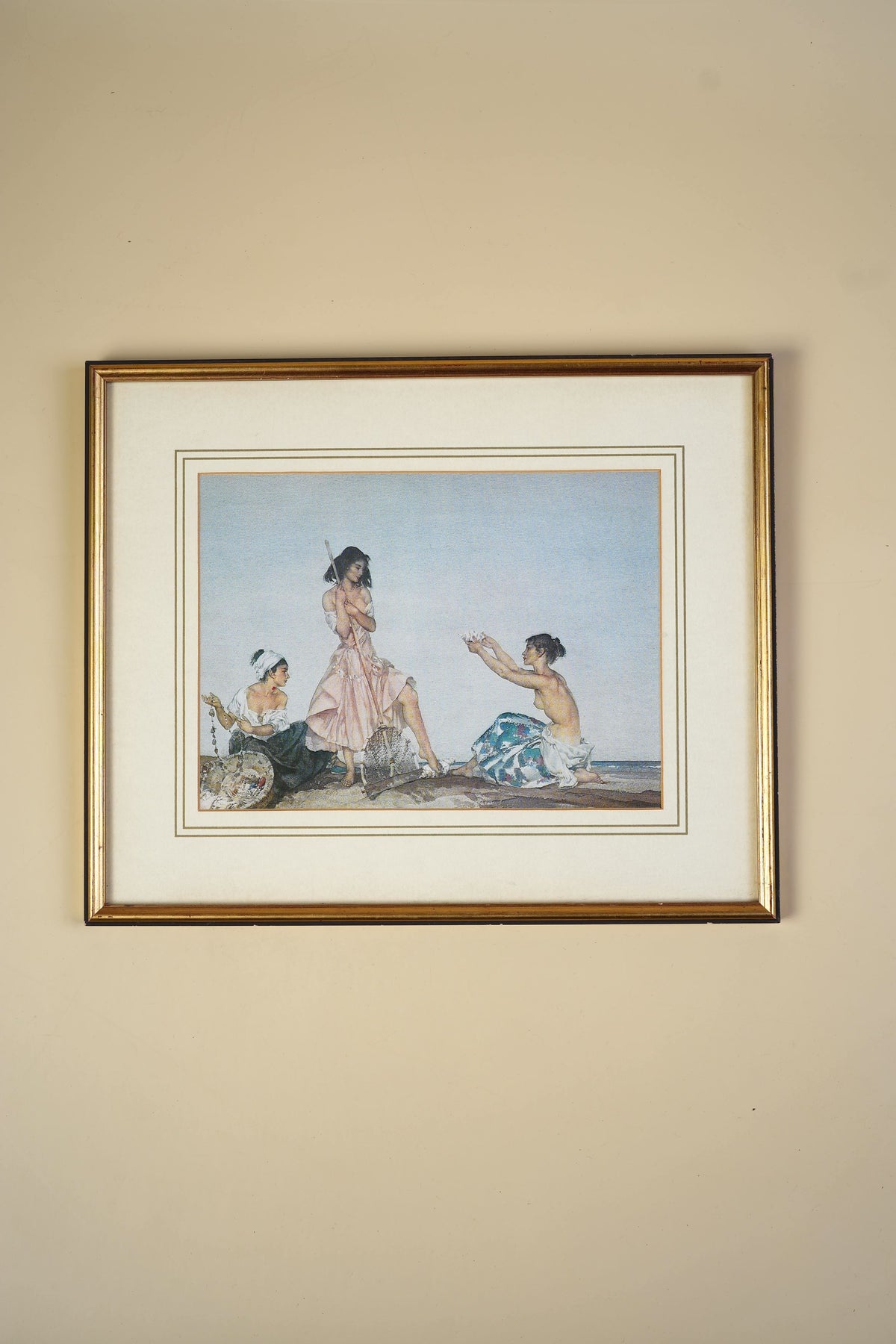 "The Sentimentalists" | Vintage Framed Print