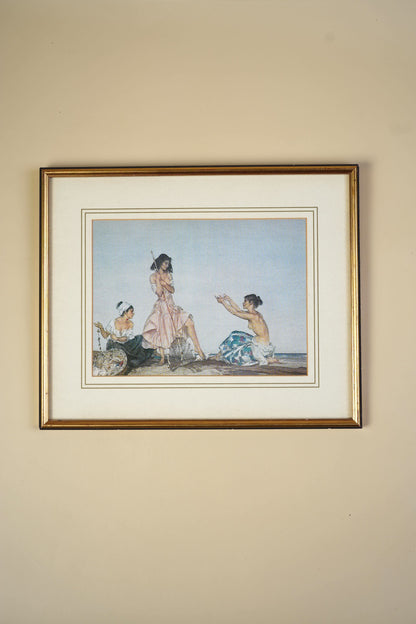 "The Sentimentalists" | Vintage Framed Print