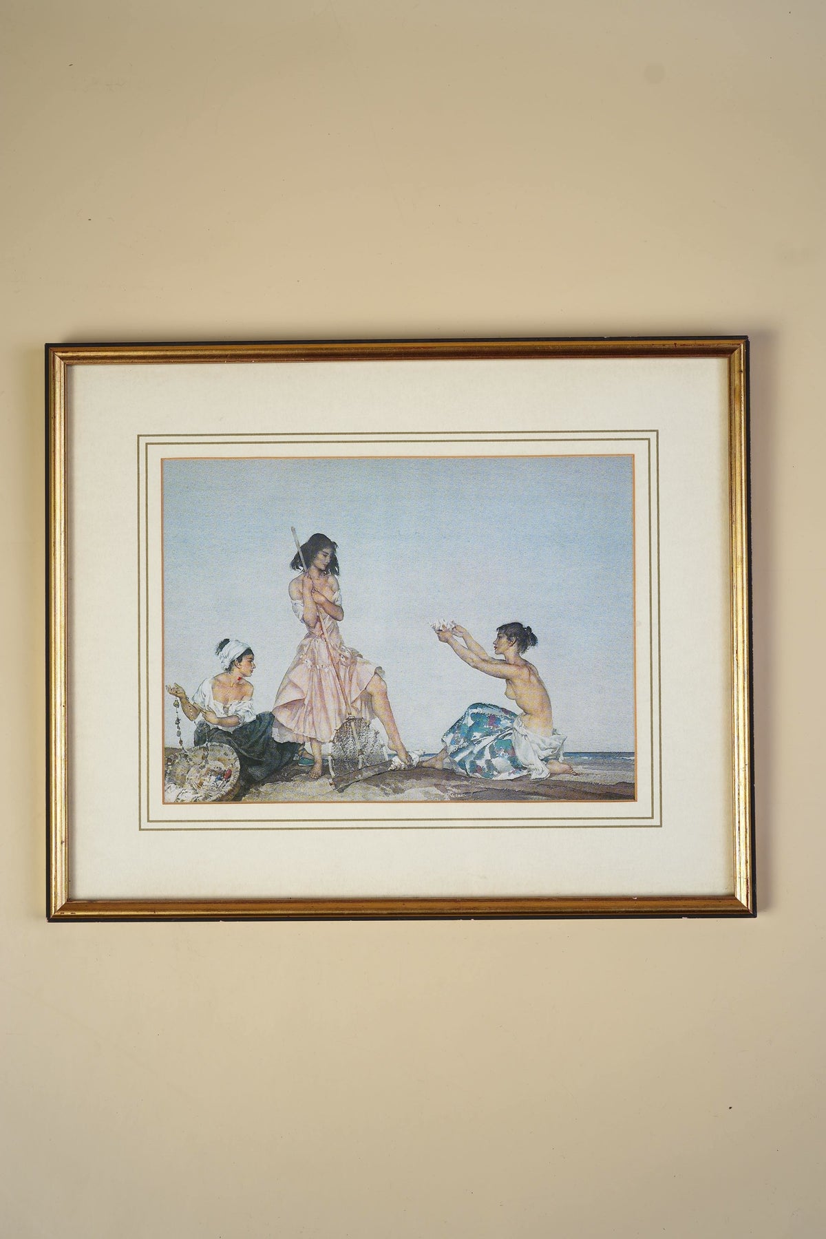 "The Sentimentalists" | Vintage Framed Print
