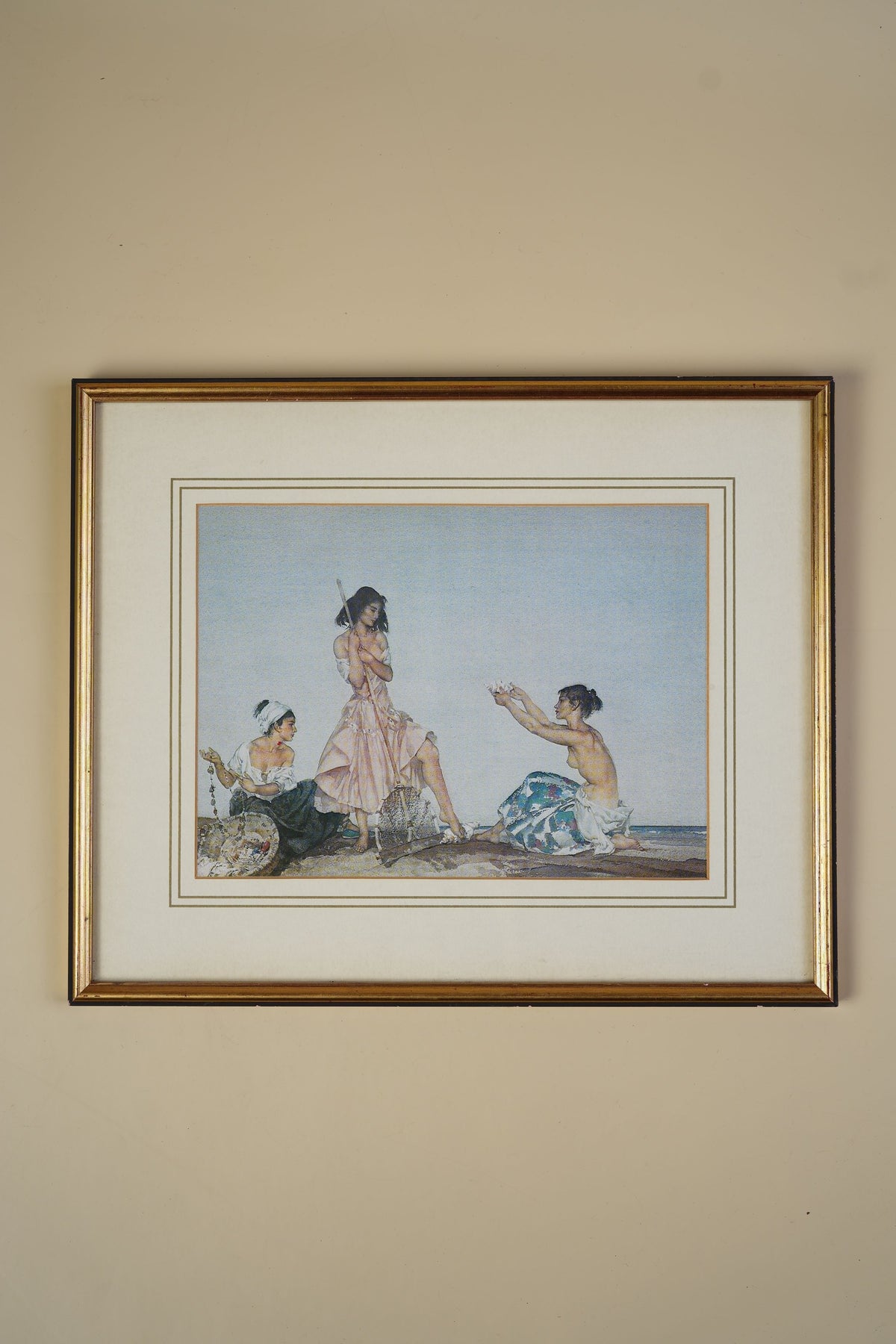 "The Sentimentalists" | Vintage Framed Print