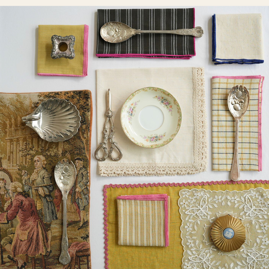 Handloom Cotton Stripe Napkins | Set of 6