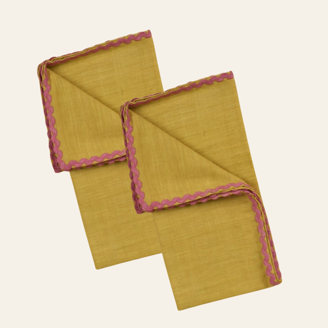 Handloom Cotton Napkins | Set of 6