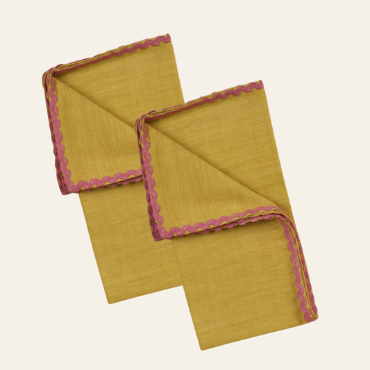 Handloom Cotton Napkins | Set of 6