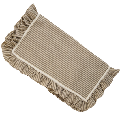 Beige & White Stripe Napkins | Set of 2