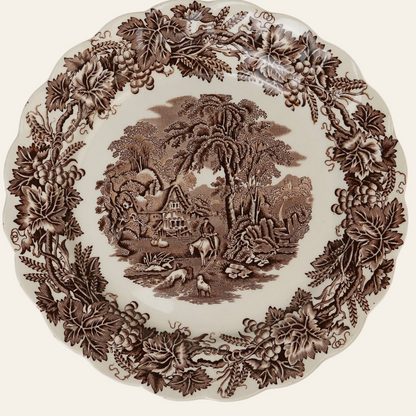 Booth's "British Scenery" Dinner Plates | Set of 2