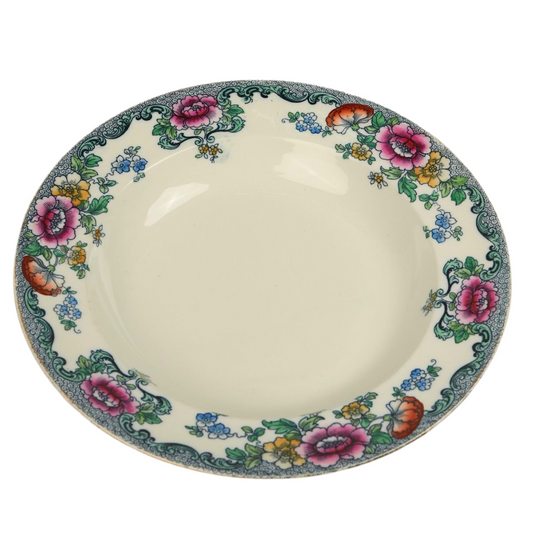 Set of 3 | Booths 'Nankin' Floral Stew Bowls – Whieldon Ware