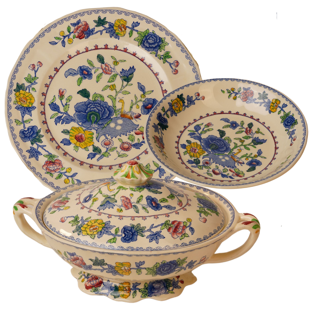 Antique Mason's Regency Dinner Set