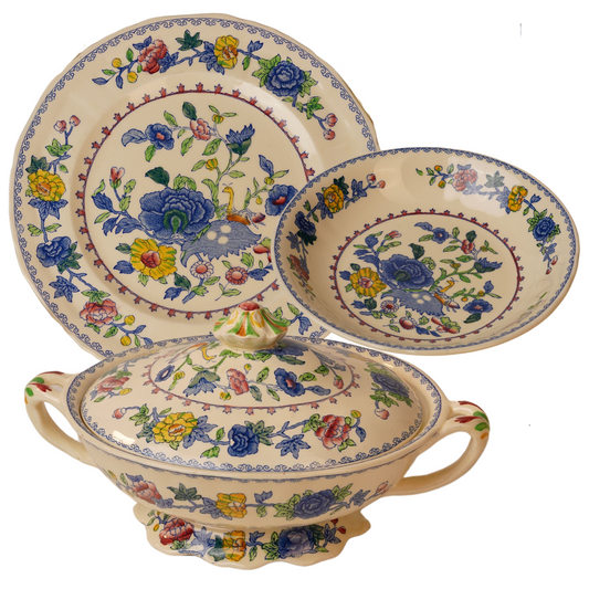 Antique Mason's Regency Dinner Set
