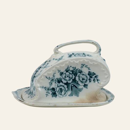 Antique Large Butter Dish