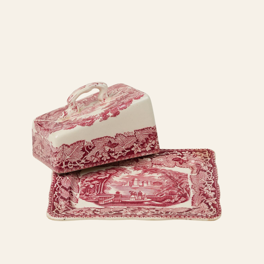 Mason’s Vista Ironstone Butter Dish