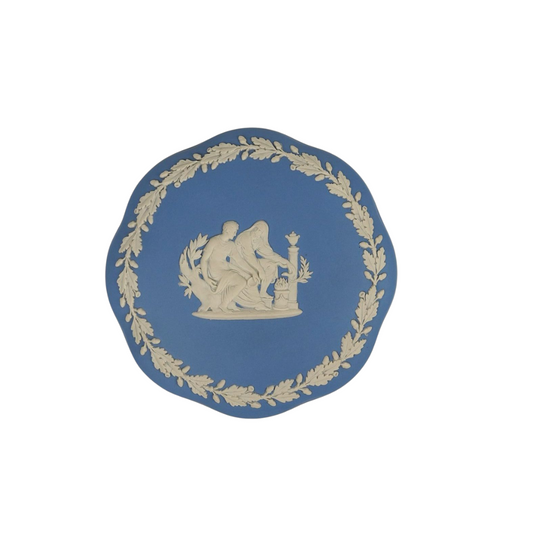 Jasperware Wedgwood Round Trinket Box