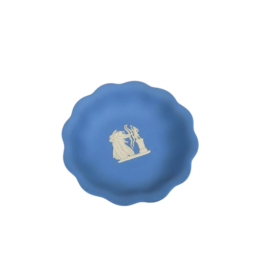 Scalloped Jasperware Wedgwood Trinket Dish