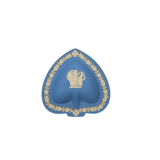 Jasperware Wedgwood Spade-Shaped Trinket Dish