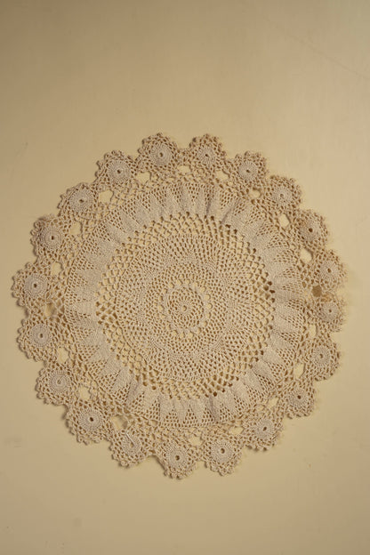 Vintage Crochet Doily | Set of 2
