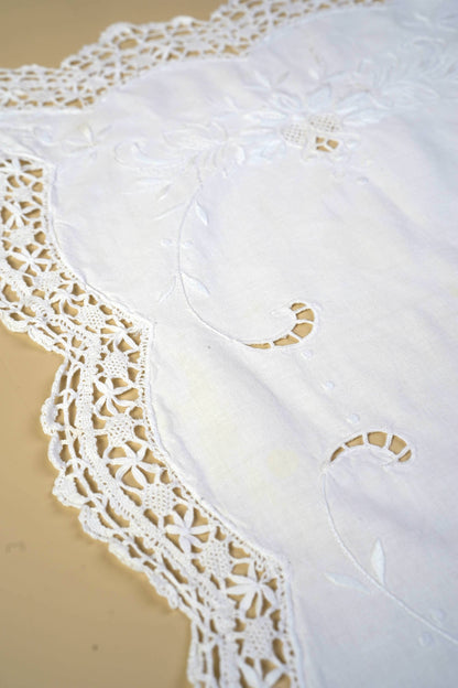 Vintage Lace Tray Cloth