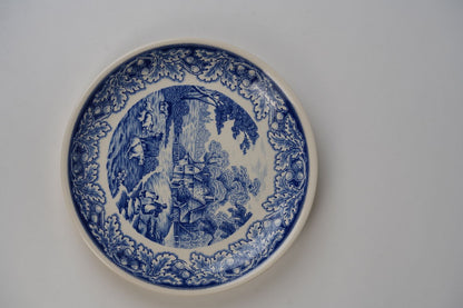 Vintage Blue Biltons Dinner Plates | Set Of 2