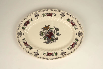Vintage Myott Staffordshire Oval Serving Plate | Large