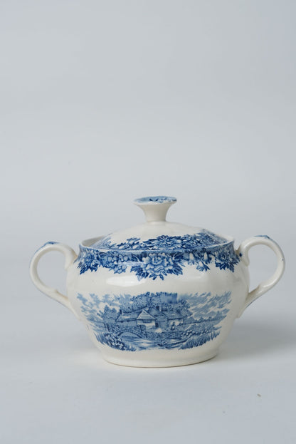 "English Village" Sugar Pot