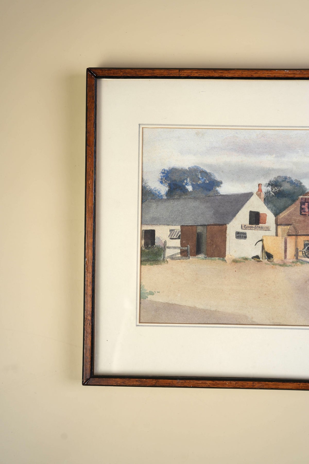 Vintage Watercolour | Village Inn and Coaching Road