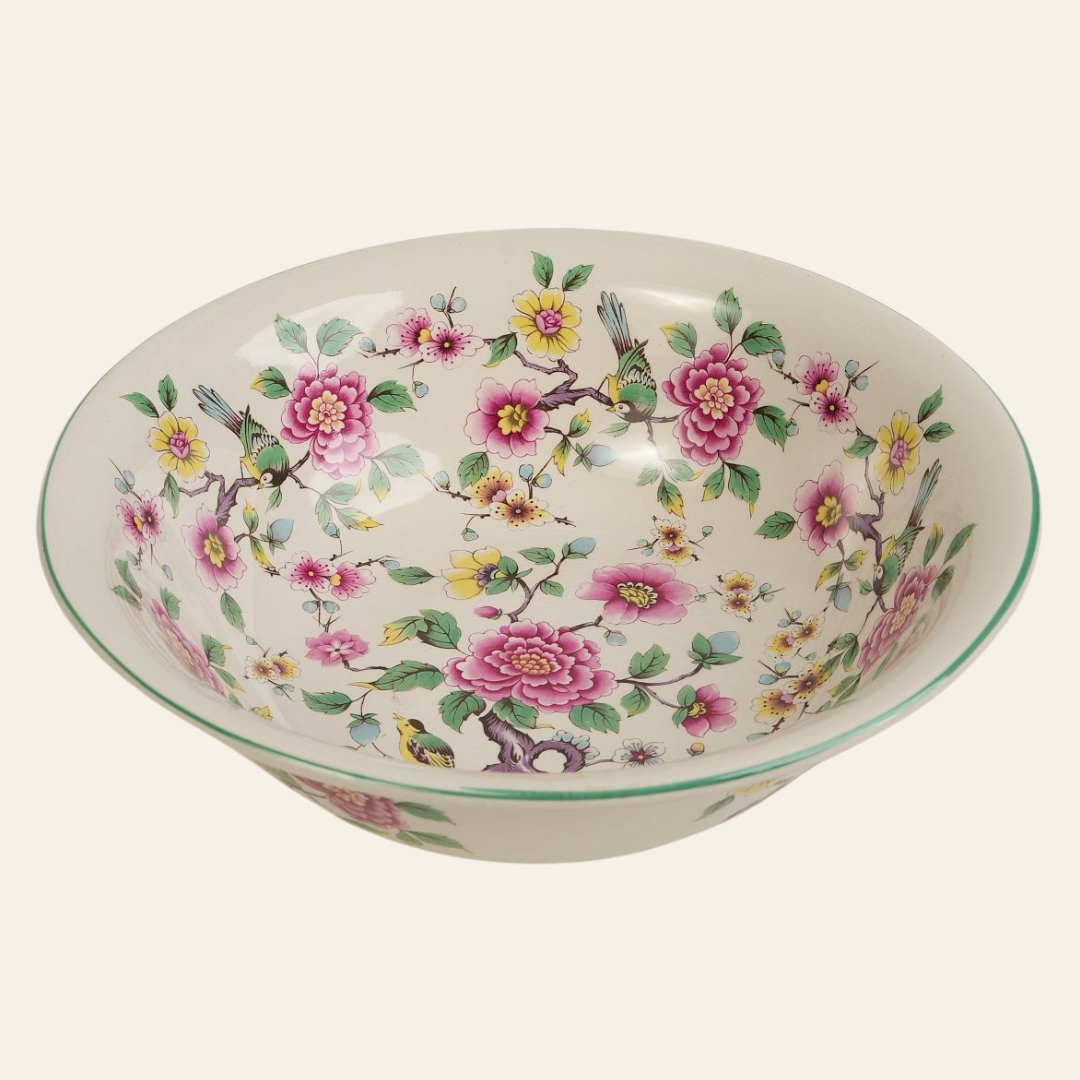 James Kent Old Foley Chinese Rose Bowl