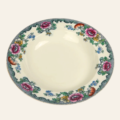 Set of 3 | Booths 'Nankin' Floral Stew Bowls – Whieldon Ware