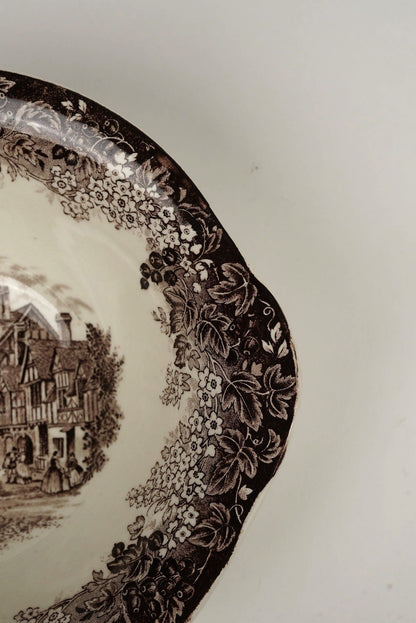 Romantic England 'Warwick West Gate' Vintage Bowl