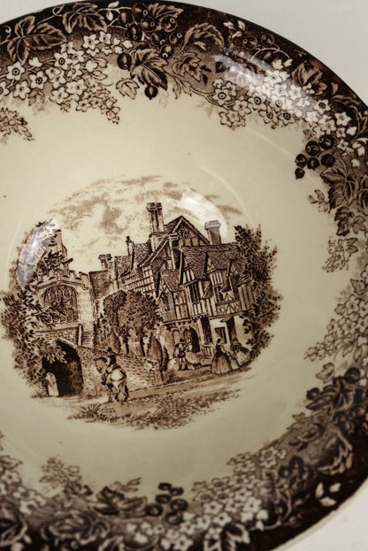 Romantic England 'Warwick West Gate' Vintage Bowl
