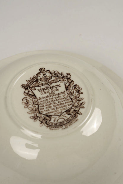 Romantic England 'Warwick West Gate' Vintage Bowl