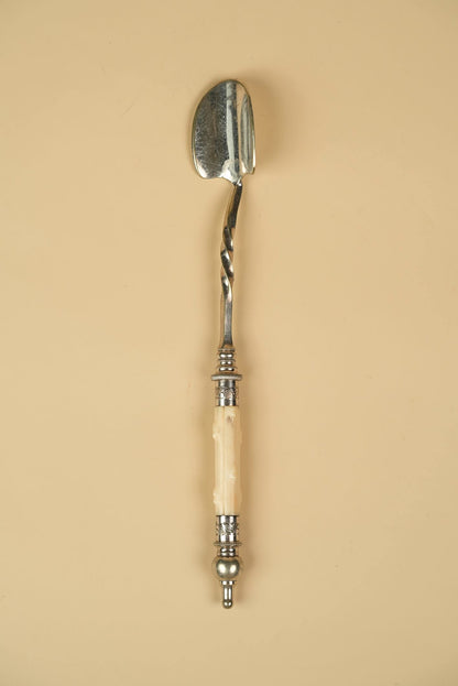 Silver-Plated Spoon with Barley-Twist Stem