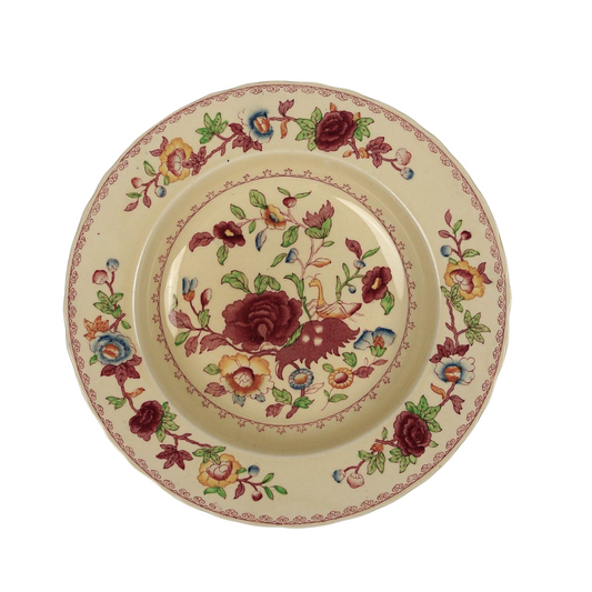 Set of 6 | Mason's Ironstone, Red 'Regency' Large Stew Bowls