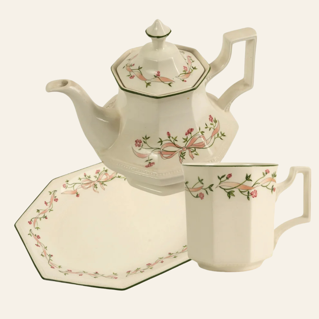 Vintage 17-Piece Johnson Brothers Complete Tea Set – Lazy Suzan Home